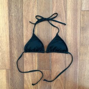 Black String Triangle Bikini XS